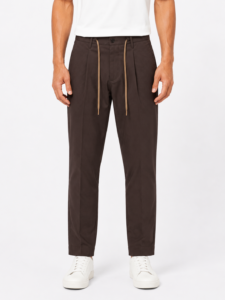 IMPERIAL Pantalone chinos da abito con coulisse P8482P1626 Moro