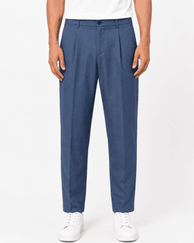 IMPERIAL Pantalone chinos da abito con pences P85063LUVI Bluette