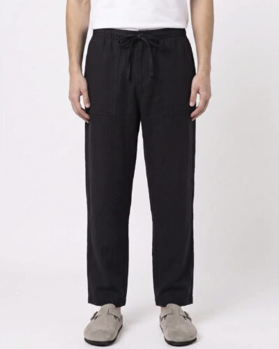 IMPERIAL Pantalone morbido da coordinato in misto lino P89793XY12 Nero
