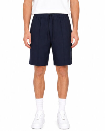 SEINSE Bermuda regular con pinces e tasche posteriori PB1514SS Navy