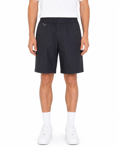 SEINSE Bermuda regular in tessuto tecnico con elastico in vita PB1529SS Nero