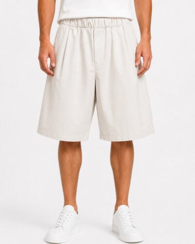 IMPERIAL Bermuda baggy con elastico e pences in vita D544LBQ Calce
