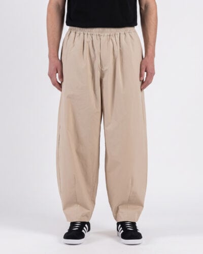 ESTASI Pantalone balloon con coulisse in cotone leggero KVARA Beige