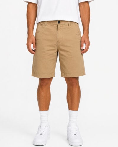 TELAMIRA Bermuda basico in cotone BTB06039 Khaki