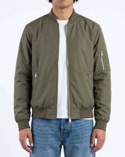 ONLY&SONS Bomber regular con colletto e polsini elastici LANDO 22036701 Ivy Green